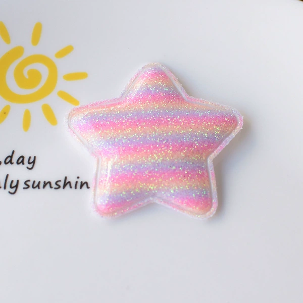 Pink stripe pentagram star
