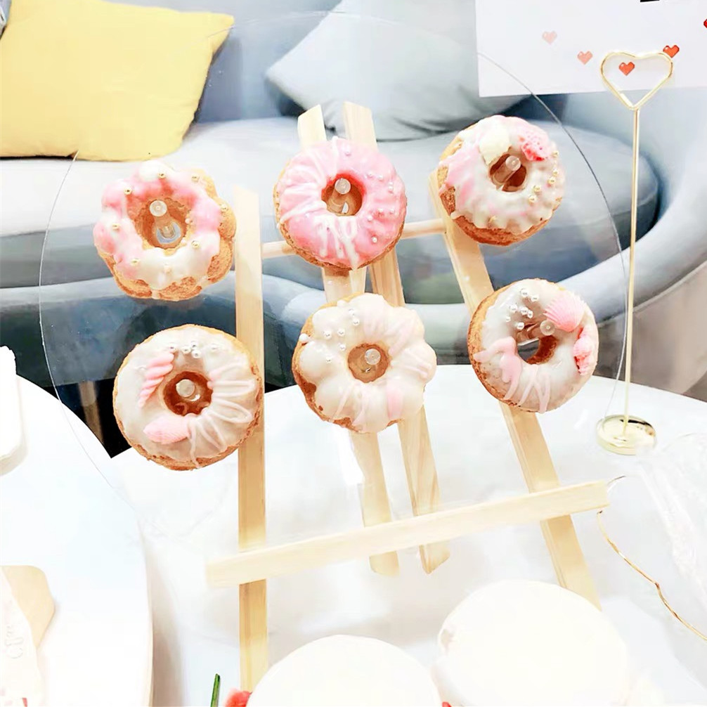 Estilo europeo blanco postre decoración de la Mesa soporte de exhibición pastel de cumpleaños estante comida fría té descanso Mesa merienda té de la tarde stand image 16