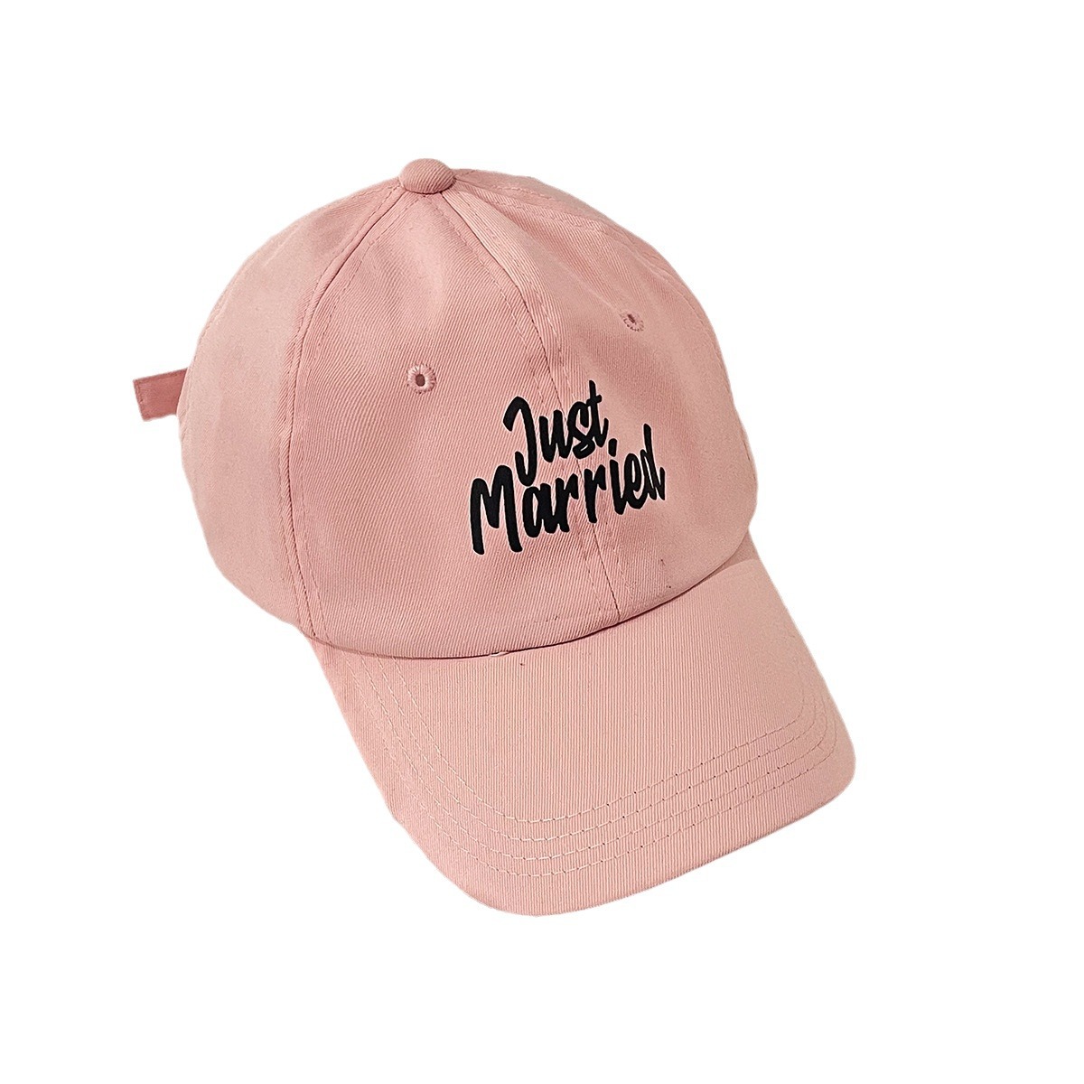 Unisex Just alphabet embroidered baseball cap Soft top with casual outdoor sports sun protection_voghion.com