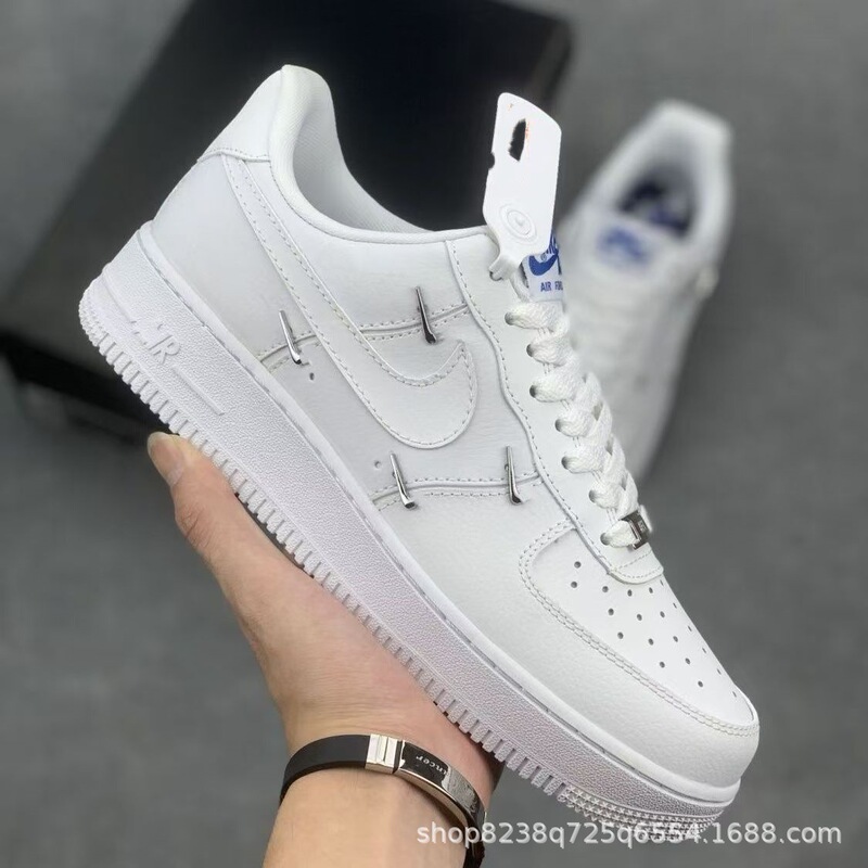 Putian Pure Original Spring and Summer New Air Force One White Sneakers for Men and Women, Campus Fashion Low-Top Casual Sneakers