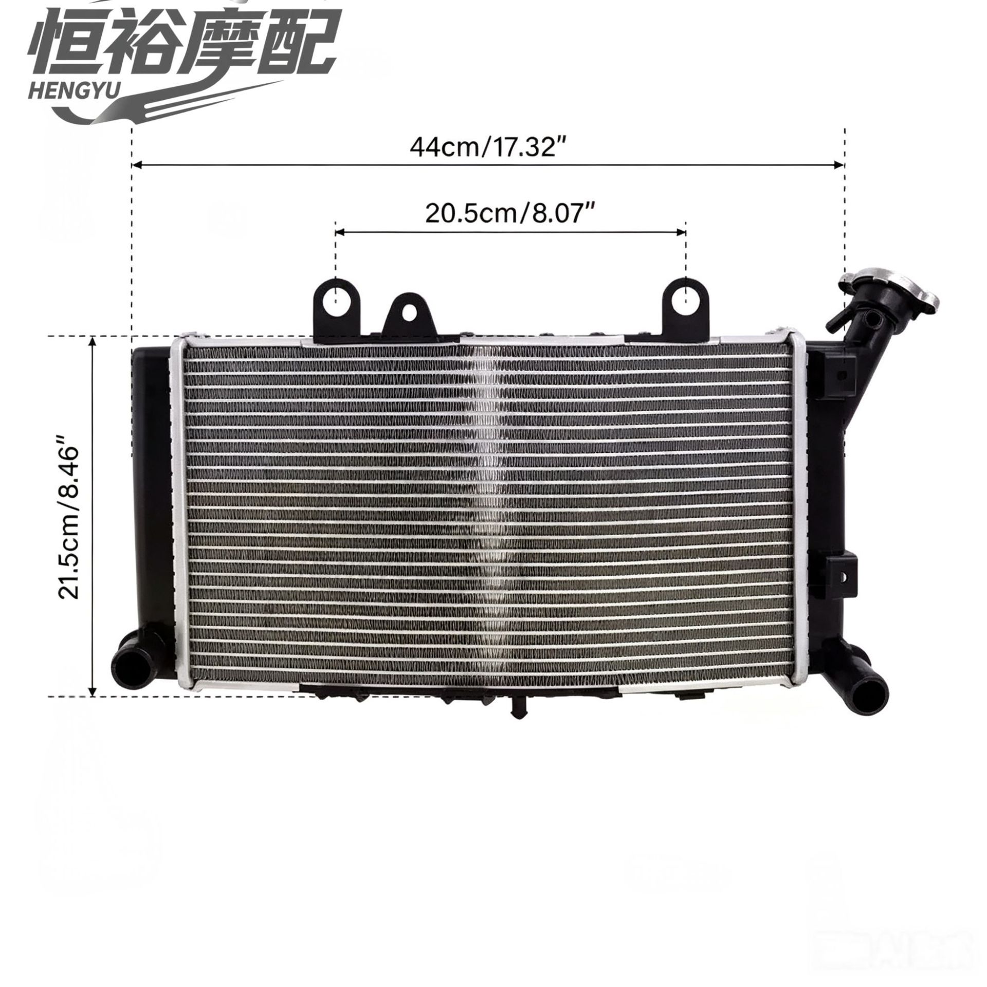 Suitable for BMW F750GS F850GS Adventure cooling radiator water tank assembly 19-24 years