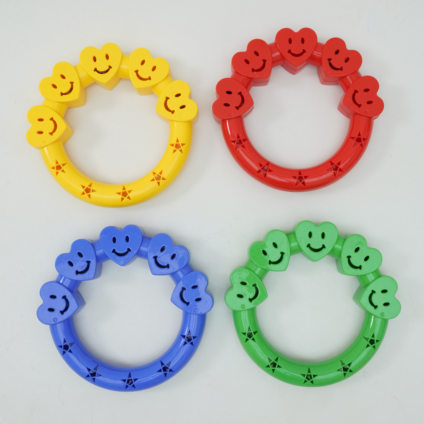 Juguetes infantiles amor pulsera acústica anillo de ejercicios físicos jardín de infantes equipos de ejercicios matutinos círculo de gimnasia danza campana de mano