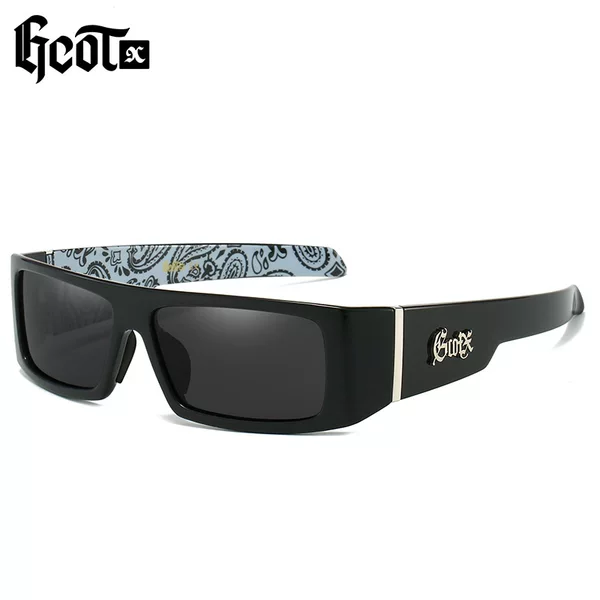 GCOTX Trendy Brand Chicano Locomotive Gangster Style Hip Hop Fashion West Coast Polarized Sunglasses G850