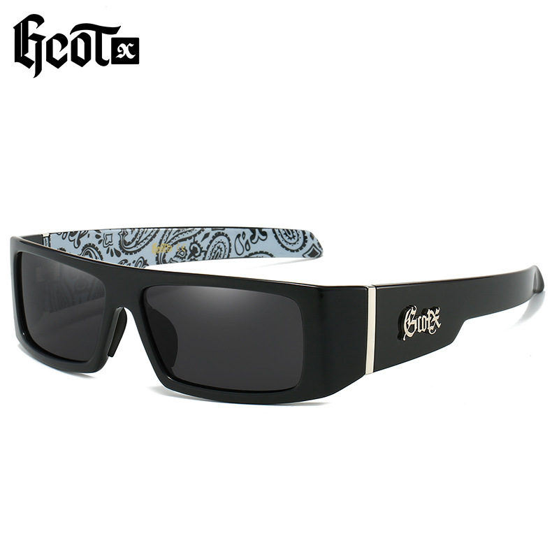 GCOTX Trendy Brand Chicano Locomotive Gangster Style Hip Hop Fashion West Coast Polarized Sunglasses G850