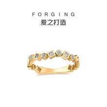 ��14k18K�𼸺�Բ�����������Ƕ�˹�������ʯ������ָ31772