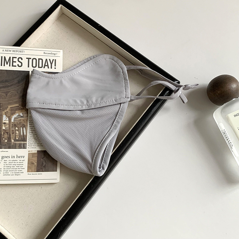 Máscara de protección solar verano nuevo estilo conducción al aire libre protección UV seda de hielo protección para los ojos máscara de protección solar ajustable