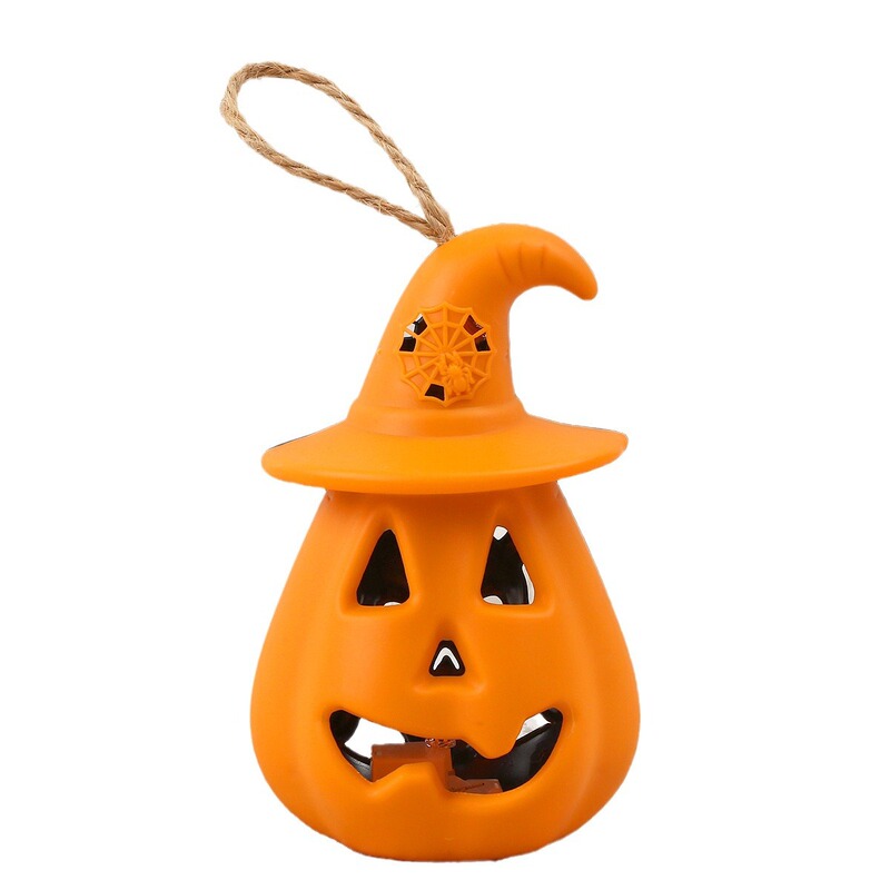 国境を越えたハロウィーンの手提げカボチャの頭カボチャのランプの場所の雰囲気配置道具LEDカボチャのランプのペンダント|undefined