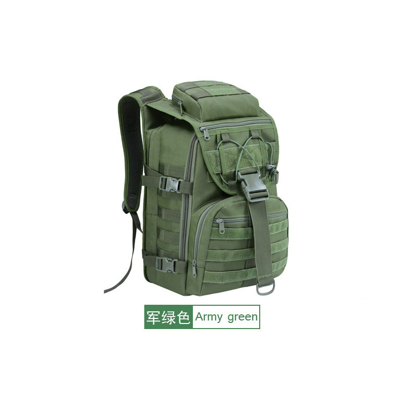 Bolsa táctica de hombro al aire libre bolsa de montaña impermeable caminata camuflada mochila táctica de hombre gran capacidad al aire libre resistente al desgaste