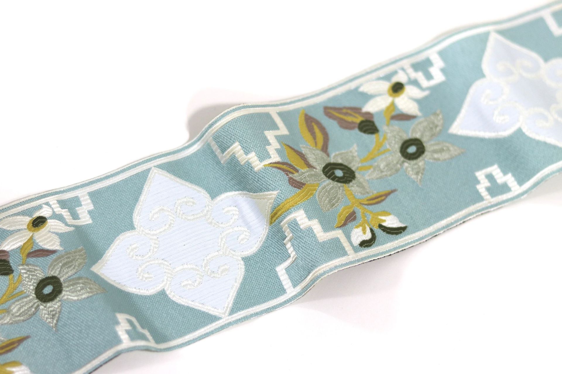 Banda jacquard de alta precisión de 9cm de ancho Hanfu falda de cara de caballo cojín de sofá mesa bandera de cama almohada costura de ropa encaje