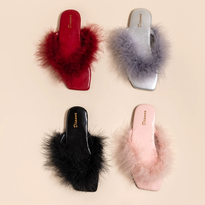 Трансграничные шлепанцы летняя фея ветер девушка носит модные холодные тапочки