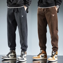 捡漏外贸原单尾货清仓处理休闲裤男士春秋冬季保暖雪尼尔加绒裤子