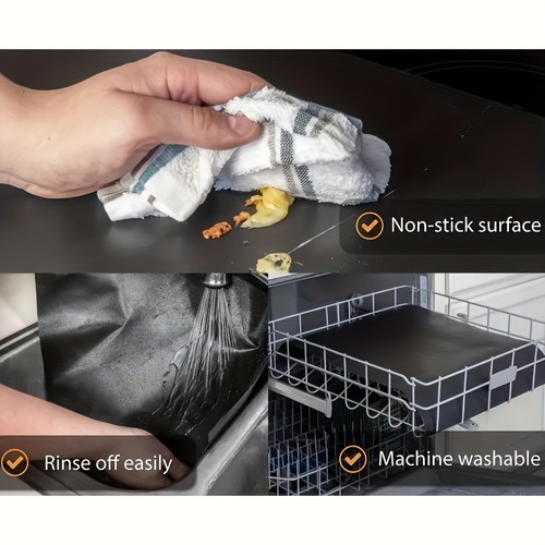High-temperature resistant non-stick BBQ mat, Teflon BBQ mat paper, copper-colored BBQ mat