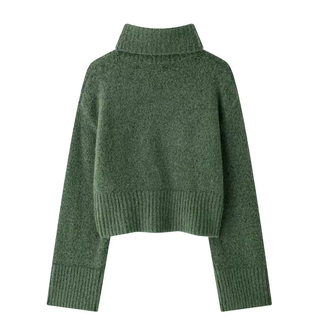  colored knitted sweater, европейский стиль