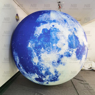 Mid-Autumn Festival Inflatable Moon Rabbit Large Luminous Moon Astronaut Astronaut Earth Beautiful Cartoon Inflatable Model