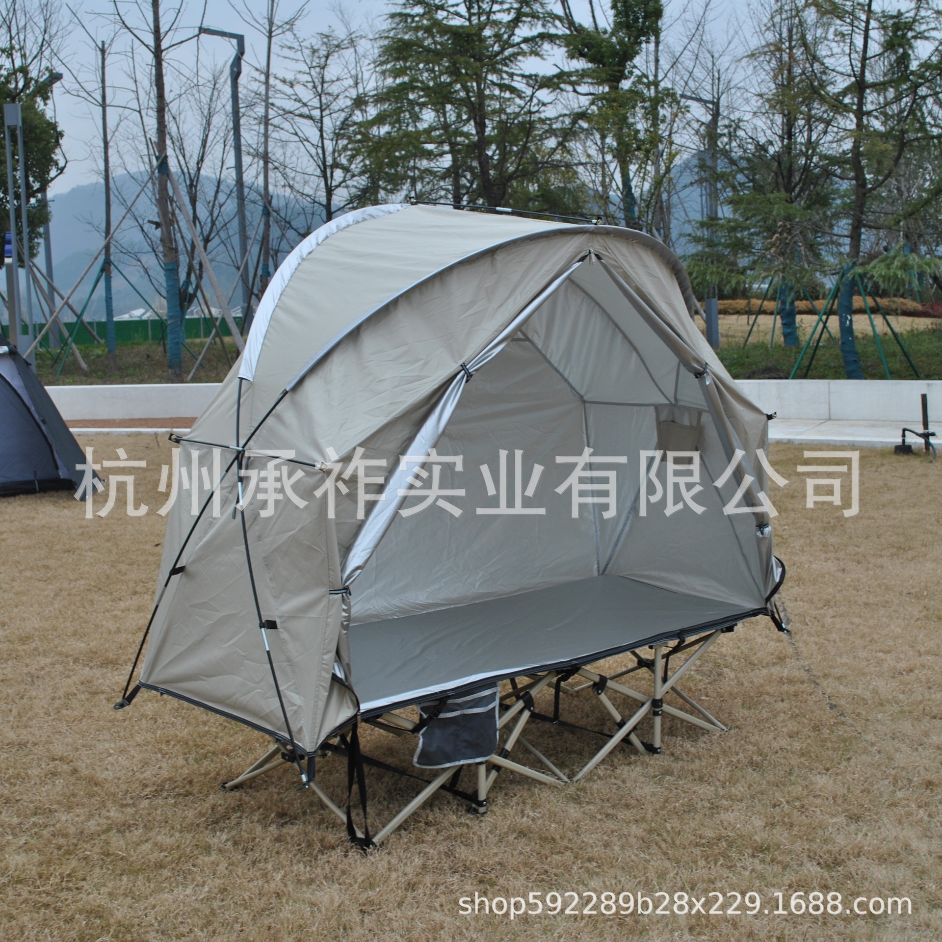 Transparente PVC calor a prueba de viento frío sala de sol campamento al aire libre marcha cama de campamento individual no incluye cama