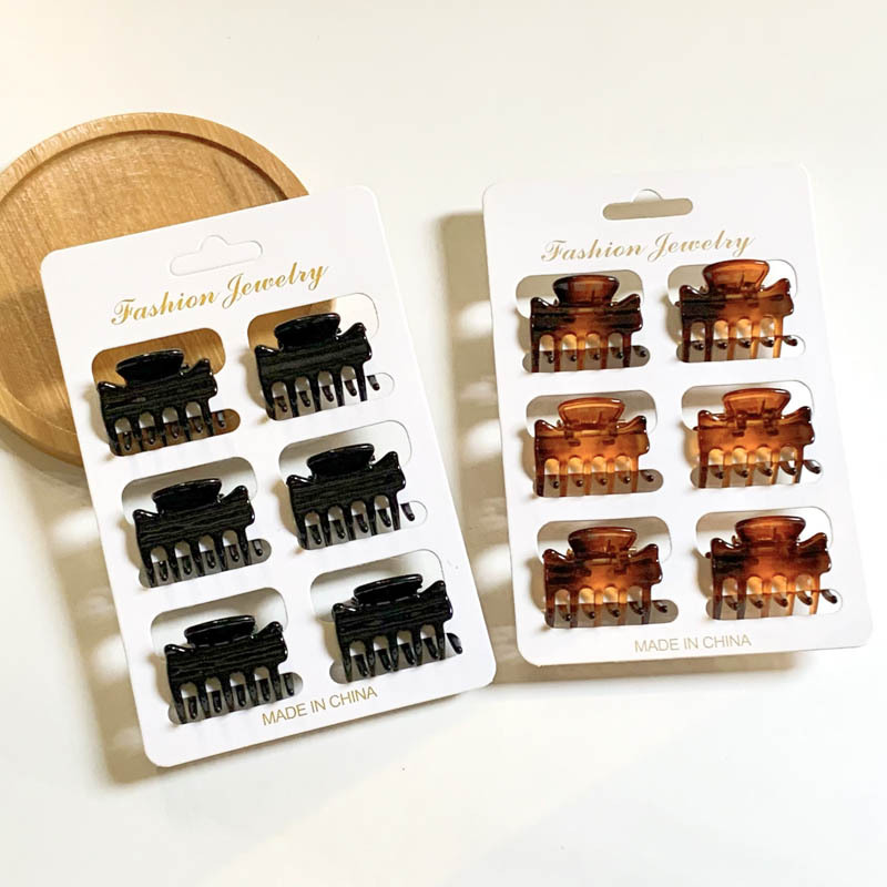 2.8cm 잡아 클립 블랙 간단한 기질 머리 잡아 상단 클립 깨진 머리 앞머리 클립 스몰 사이즈 잡아 클립 머리핀 모자 헤어 액세서리