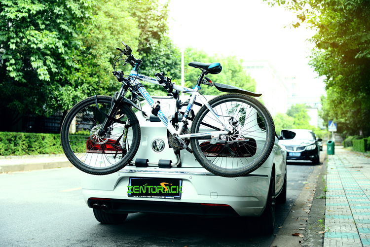 Special car bicycle frame rear frame car suspension frame car non-blocking plate bicycle placed after hanging rear support