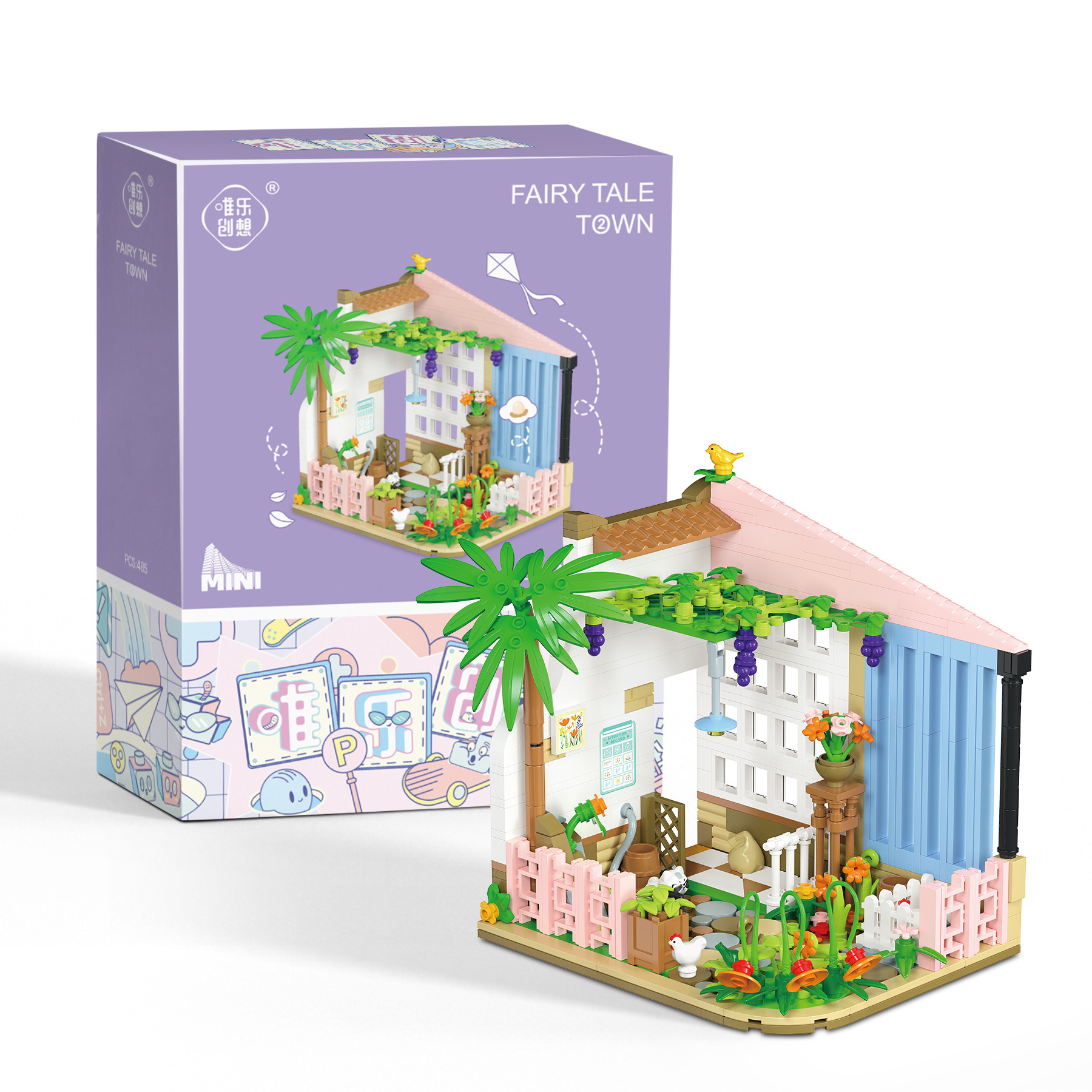 WL micro-partícula rompecabezas micro-partícula ensamblado DIY bloques de construcción de juguete 2033-2036 Street View serie de entrega al por mayor