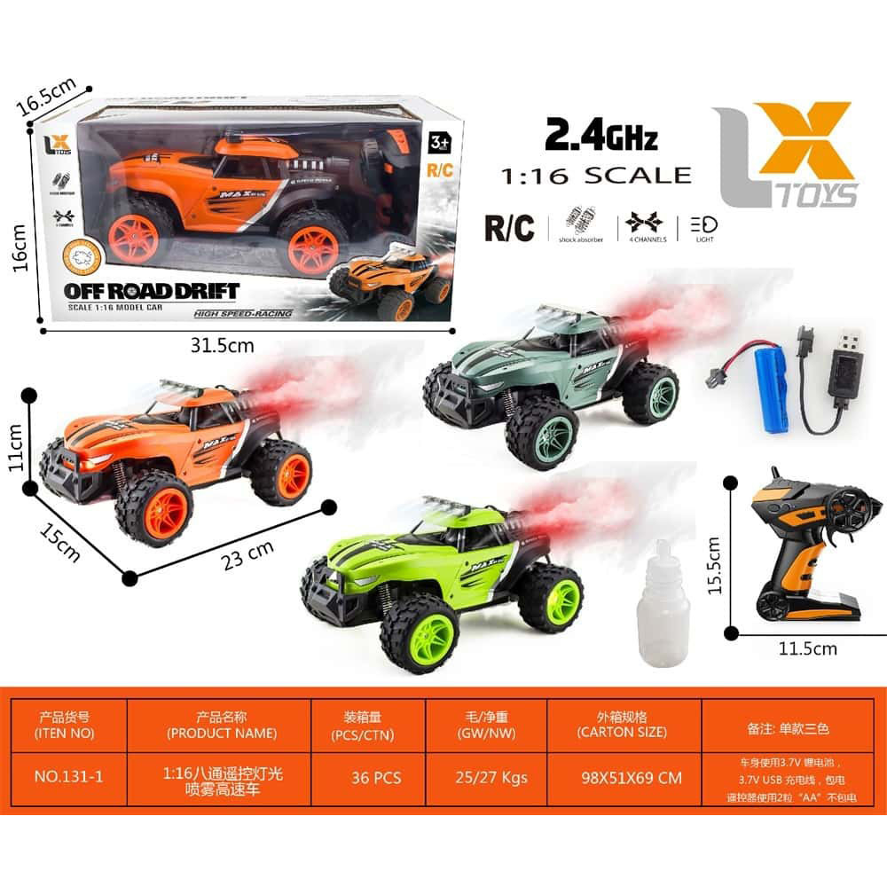 Transfronterizo RC cuatro tracciones a mitad de proporción deriva coche de control remoto simulación de carreras para niños Tesla modelo de coche de juguete
