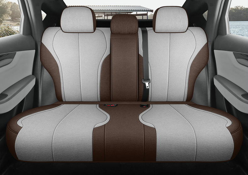 BYD Qin Plus Special Linen Car Cushion Four Seasons Universal Full Surrounding Special Breathable Seat Cover for Special Car