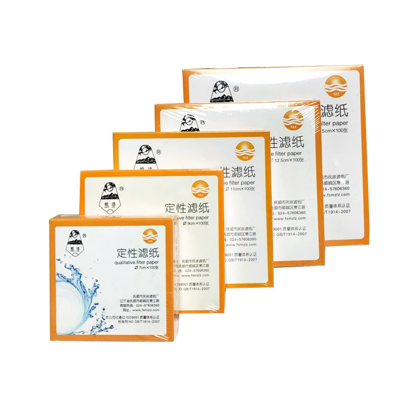 Kyauk качественная фильтровальная бумага быстрая средняя медленная лаборатория/7/9/11/12,5/15/18 см Обнаружение масла количественное