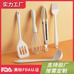 食品級卵打ち器ミニ食べ物挟みシリカゲルミニ焙煎ツール4点セットミニ焙煎スクレーパー油ブラシ