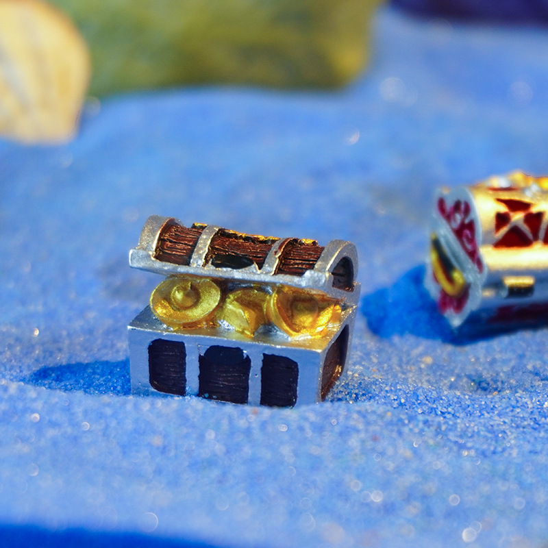 Micro paisaje musgo pequeños adornos retro jungla submarina caja del tesoro acuario pecera paisajismo accesorios al por mayor