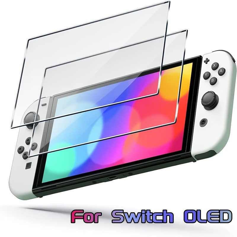 Película templada para Nintendo Switch Película de pantalla SwitchOLED HD NS para consola de juegos Switchlite