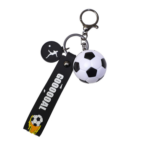 Cartoon Acrylic Football World Cup Keychain Creative Ornament Car Ornament Cute Bag Charm Small Gift