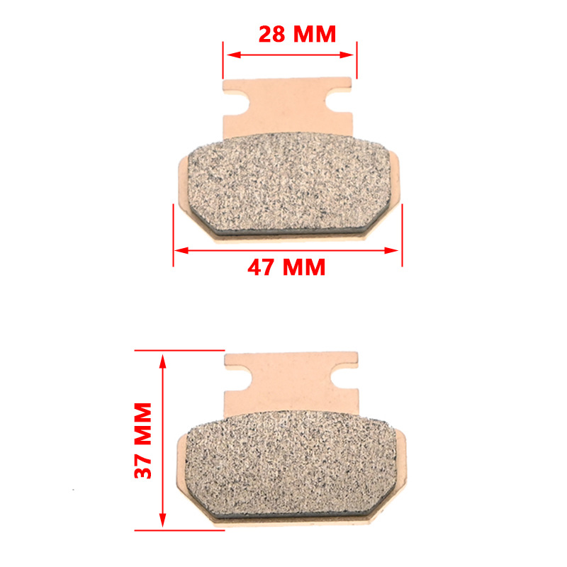 Motocicleta eléctrica Plato sinterizado a base de cobre Pastillas de freno Piyadi Emma Tailing Lvyuan Xinri Golden Arrow