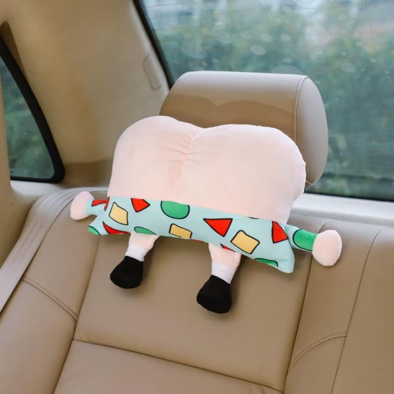 잠옷 신짱 엉덩이 자동차 머리 받침