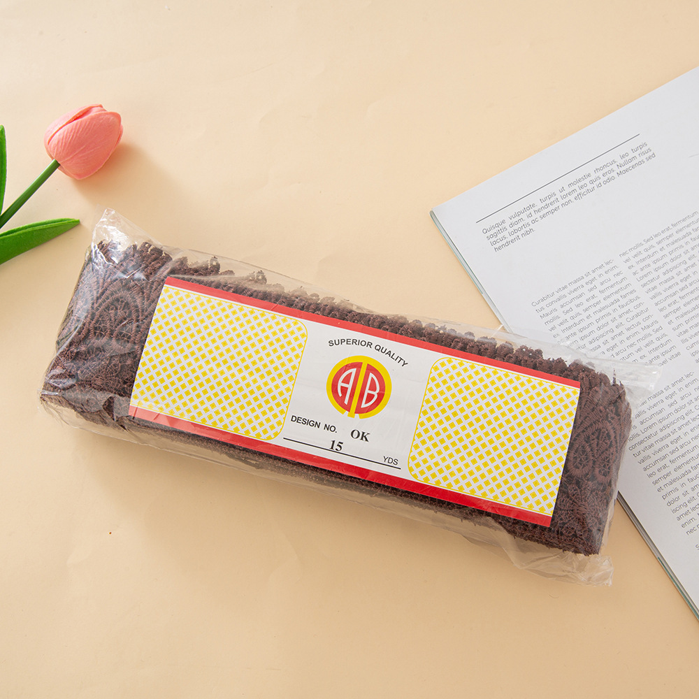 Fabricantes al por mayor 8.5cm agua soluble bordado encaje accesorios de ropa de mujer falda lingerie encaje