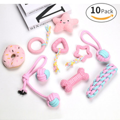 Amazon New Dog Chew Toy Rope, Dog Rope Knot, Puppy Chew Toy, Pet Teaser, Pet Toy Set, Wholesale