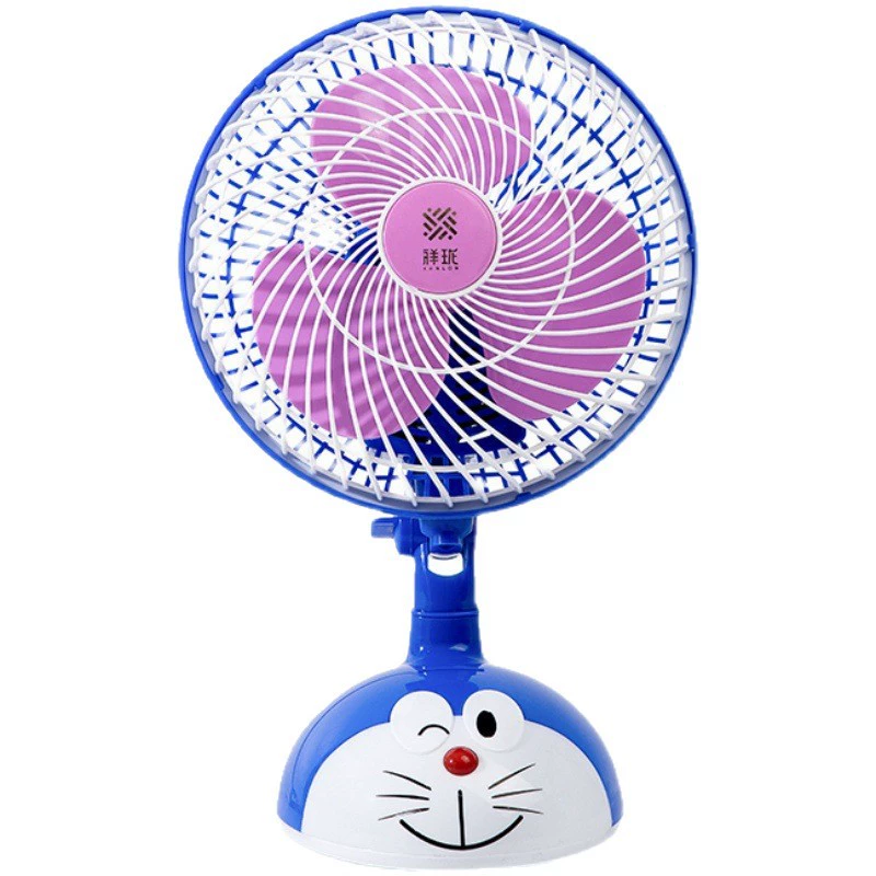 Cartoon table air fan for elementary school students for bed
