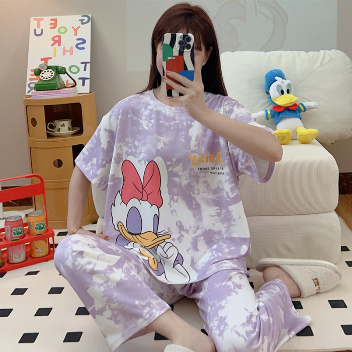 Pijamas nuevos pajamas de verano para mujeres pijamas cortos y largos Mickey ropa para el hogar comercio exterior transfronterizo sudeste asiático