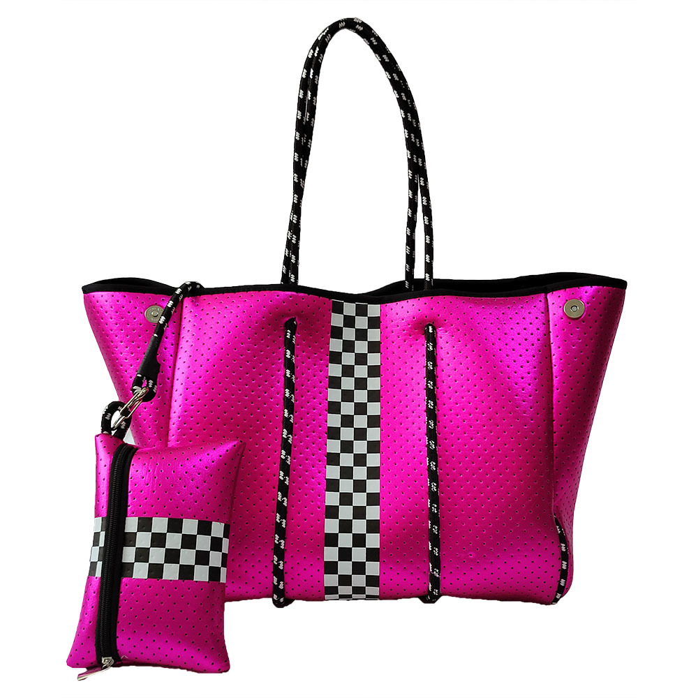 Bolsa perforada de material de buceo, bolsa de playa madre-hijo, bolsa de gimnasio, bolsa de hombro para deportes acuáticos y ocio, impermeable