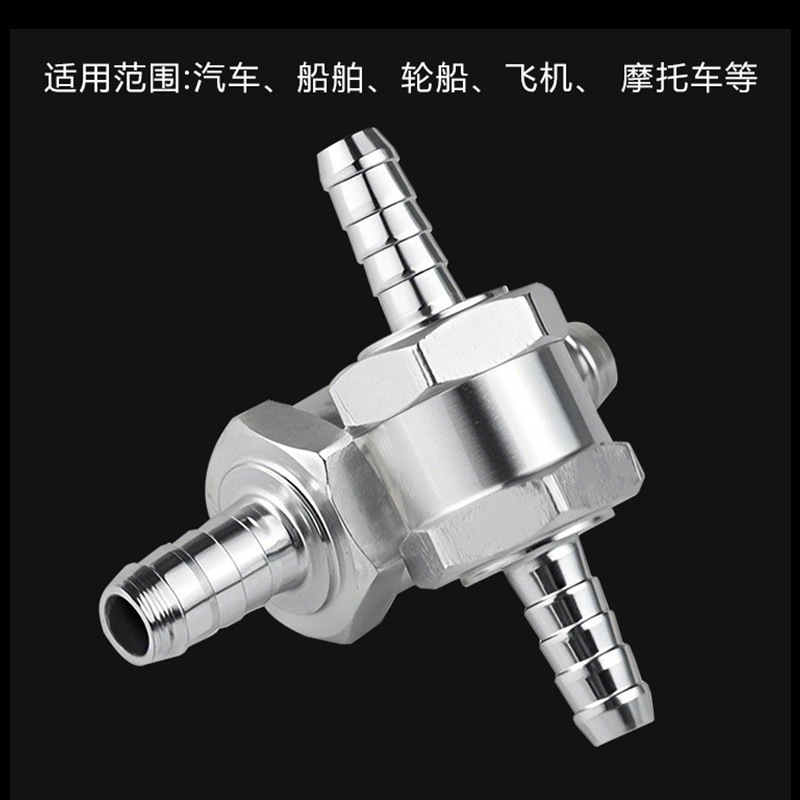 Válvula de Retención Unidireccional de Combustible 6mm 8mm 10mm 12mm de Aluminio para Vehículos y Barcos image 5