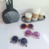Children's fashionable summer sunglasses, glasses solar-powered