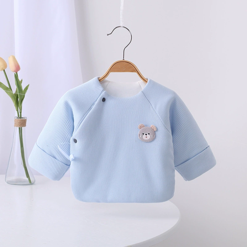 Осенние и зимние новые детские теплые полуспинки