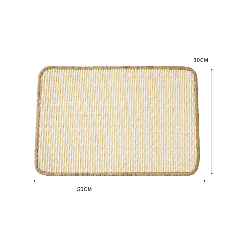 Alfombrilla de agarre para gatos de sisal