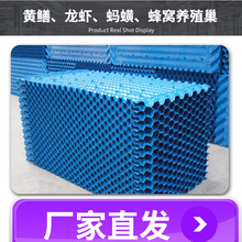 养螃蟹黄鳝龙虾蚂蟥养殖巢养殖密度玻璃钢S波喷淋式冷却塔填料