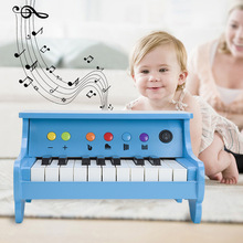 工厂木制迷你儿童多功能电子小钢琴可弹奏益智音乐早教玩具