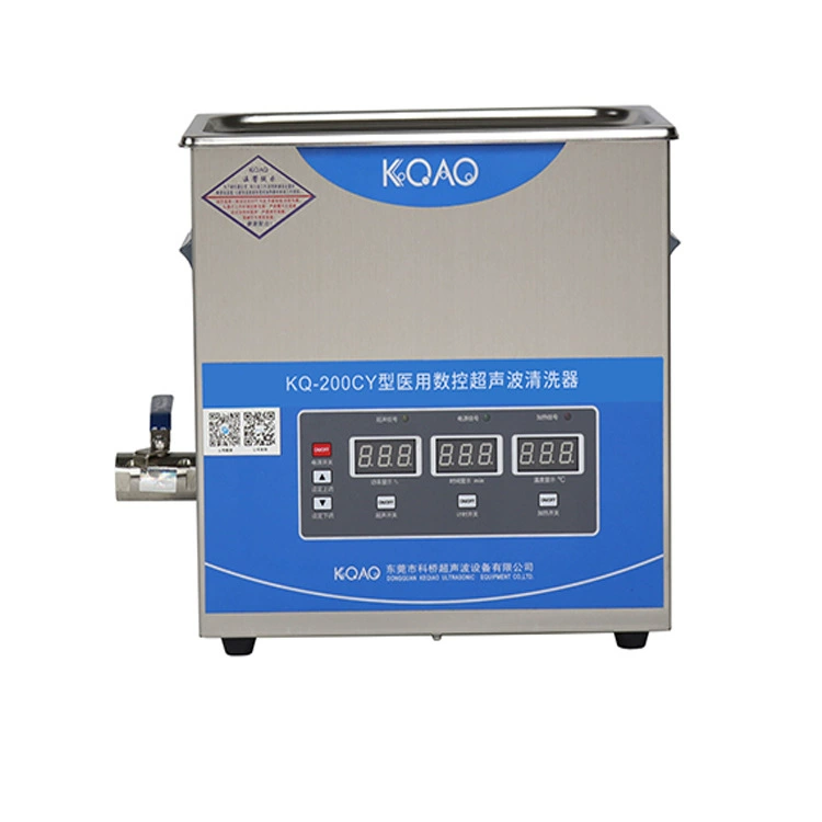 KQ-200CY Keqiao Медицинский Настольный ЧПУ Ультразвуковой очиститель 20-80 ℃ 300*150*150