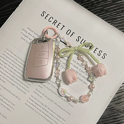 Bora, Tayron 300, Tharu 330, Car key bag - volkswagen-c-model-quicksand-pink-pink-tulip