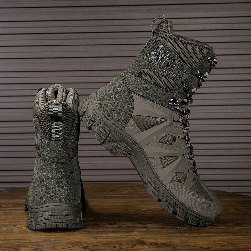 Martin botas grandes zapatos de caminata del desierto para hombres botas militares anti-colisión anti-patada botas tácticas al por mayor transfronterizas