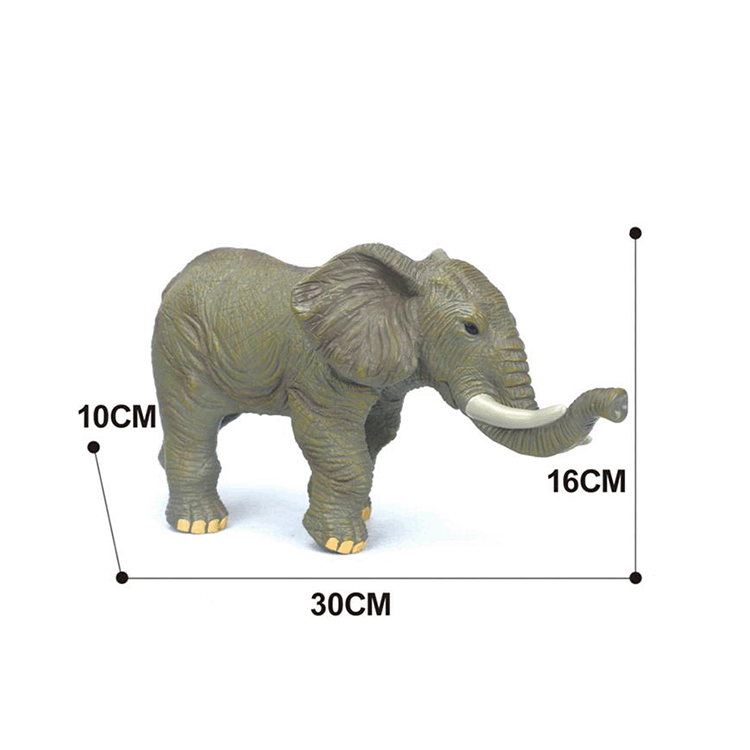 Modelos de Animales Salvajes Simulados Transfronterizos, Tigre, León, Elefante, Juguetes de Modelos de Animales, Serie de Simulación de Modelos de Animales