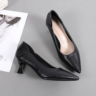 Work footwear high heels pointy toe, shoes, soft sole