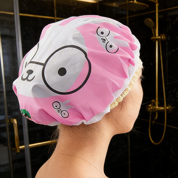 Cartoon Japanese shower cap for adults