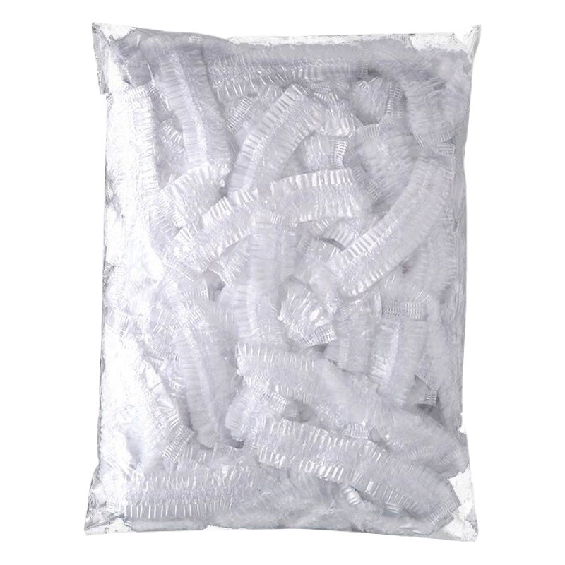 Водонепроницаемый шапочка для ванной крашение волос шапочка Одноразовые полосы шапочка для душа Отель отель окрашивание волос шапочка для душа пластиковая головка пластиковая обертка