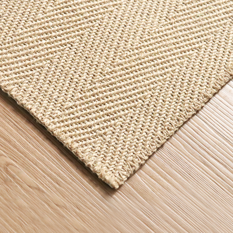 Sisal alfombra sala de estar mesa de café de algodón de lino costura nórdico estilo japonés casa tatami dormitorio balcón estudio alfombra